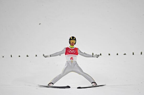 2018 Olympics. Ski jumping. Men's normal hill individual qualification