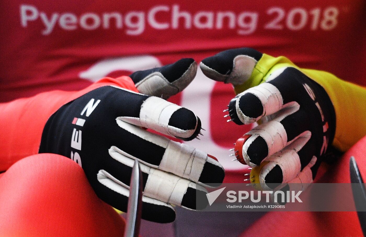 2018 Winter Olympics. Luge. Trainings
