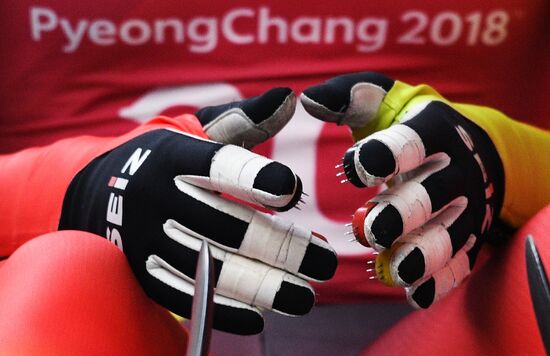 2018 Winter Olympics. Luge. Trainings