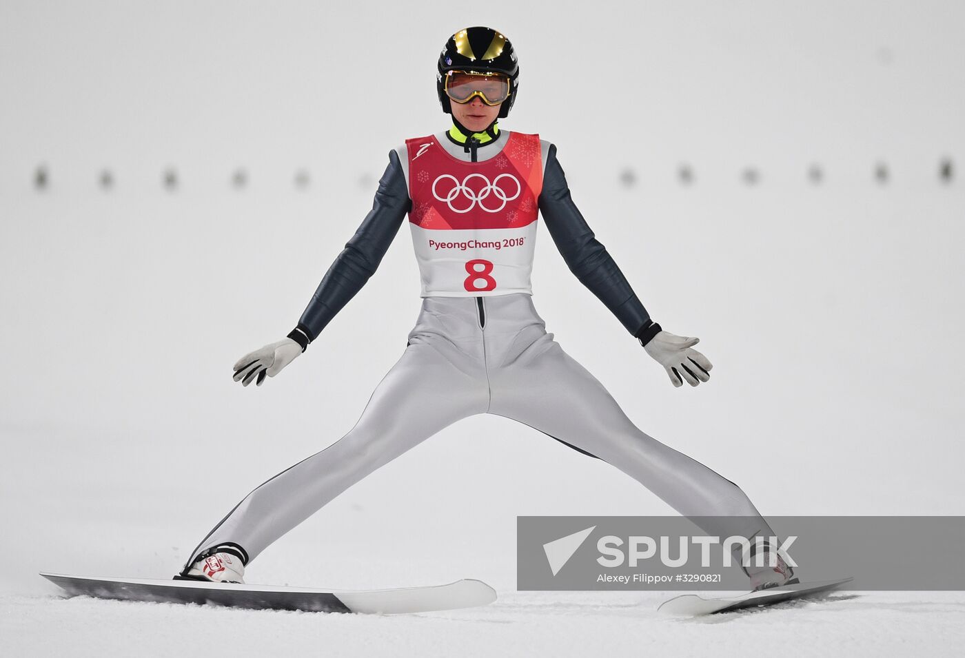 2018 Olympics. Ski jumping. Men's normal hill individual qualification