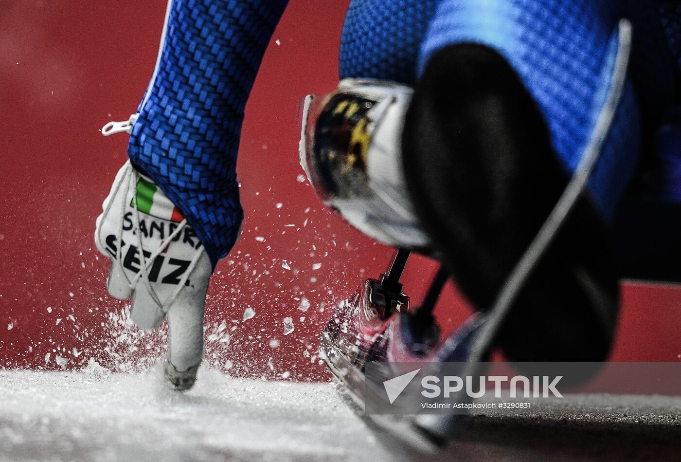 2018 Winter Olympics. Luge. Trainings