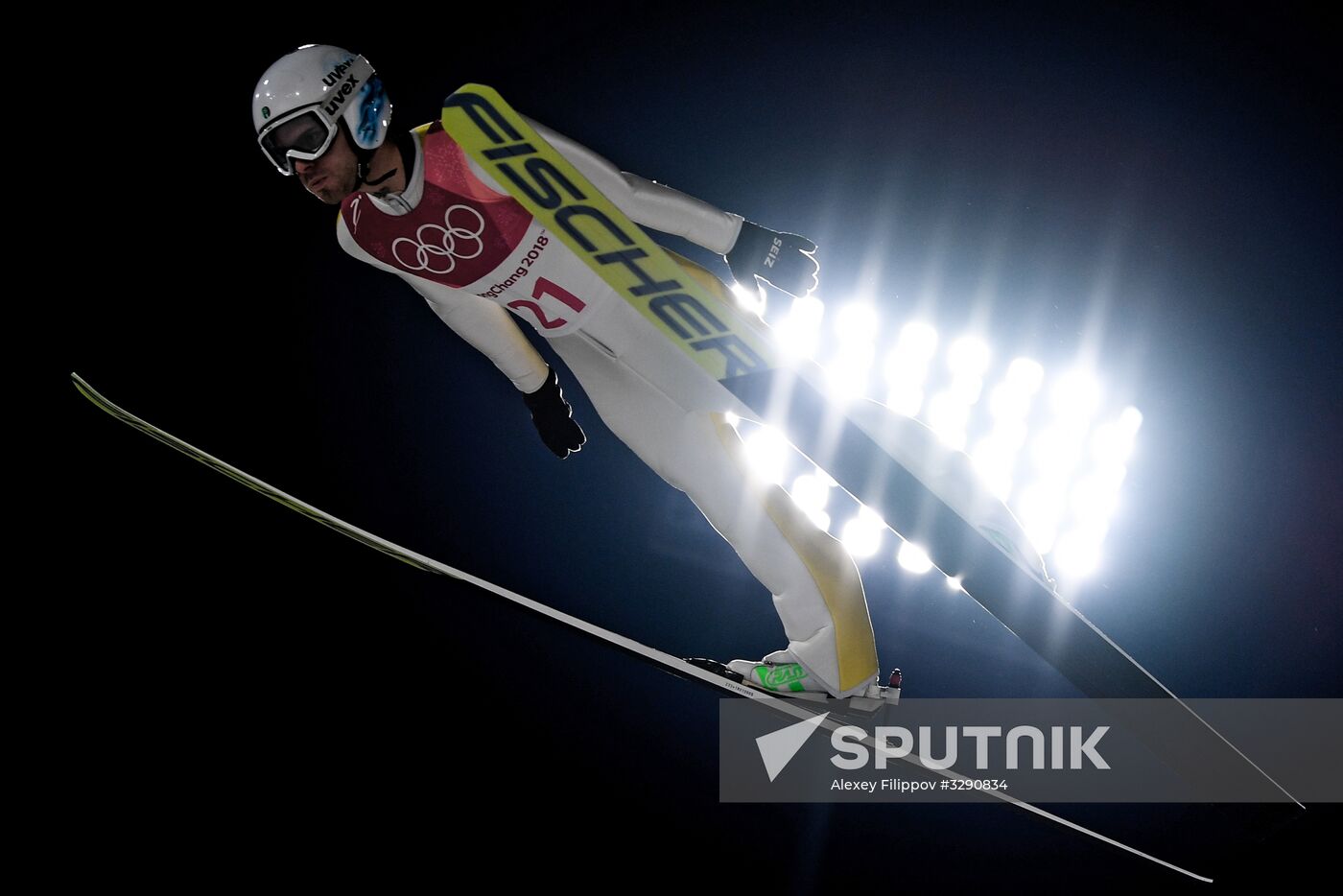 2018 Olympics. Ski jumping. Men's normal hill individual qualification