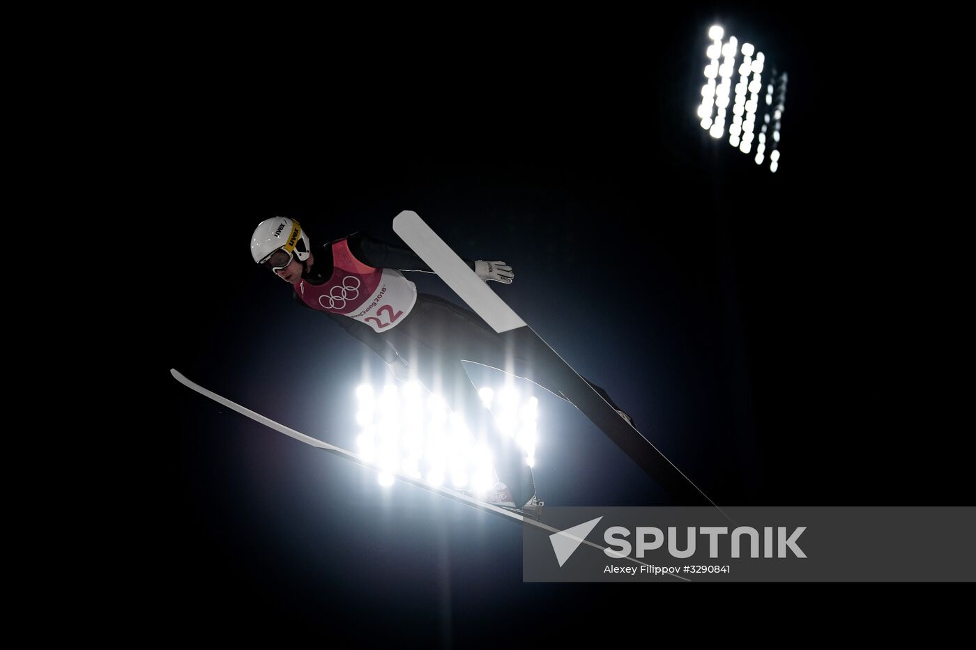 2018 Olympics. Ski jumping. Men's normal hill individual qualification