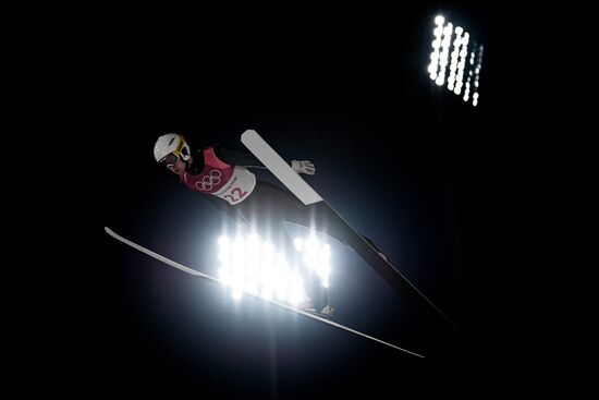 2018 Olympics. Ski jumping. Men's normal hill individual qualification