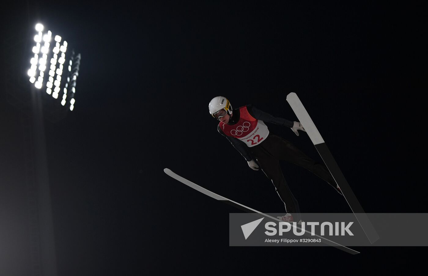 2018 Olympics. Ski jumping. Men's normal hill individual qualification