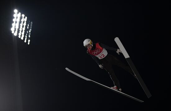 2018 Olympics. Ski jumping. Men's normal hill individual qualification