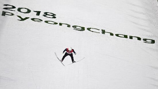 2018 Olympics. Ski jumping. Men's normal hill individual qualification