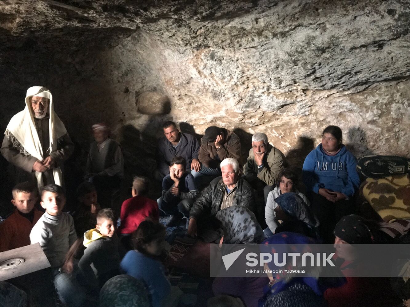 Aftermath of shelling of Afrin in Syria