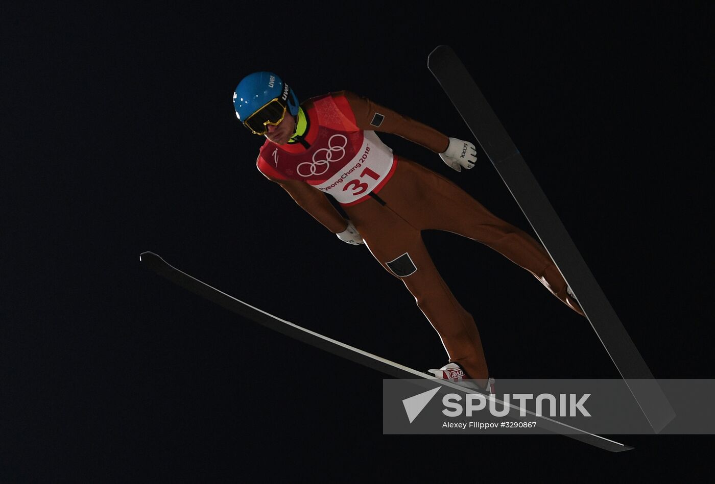 2018 Olympics. Ski jumping. Men's normal hill individual qualification