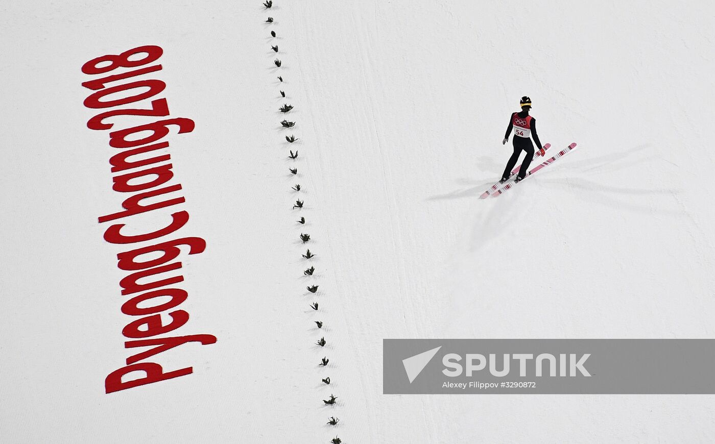 2018 Olympics. Ski jumping. Men's normal hill individual qualification