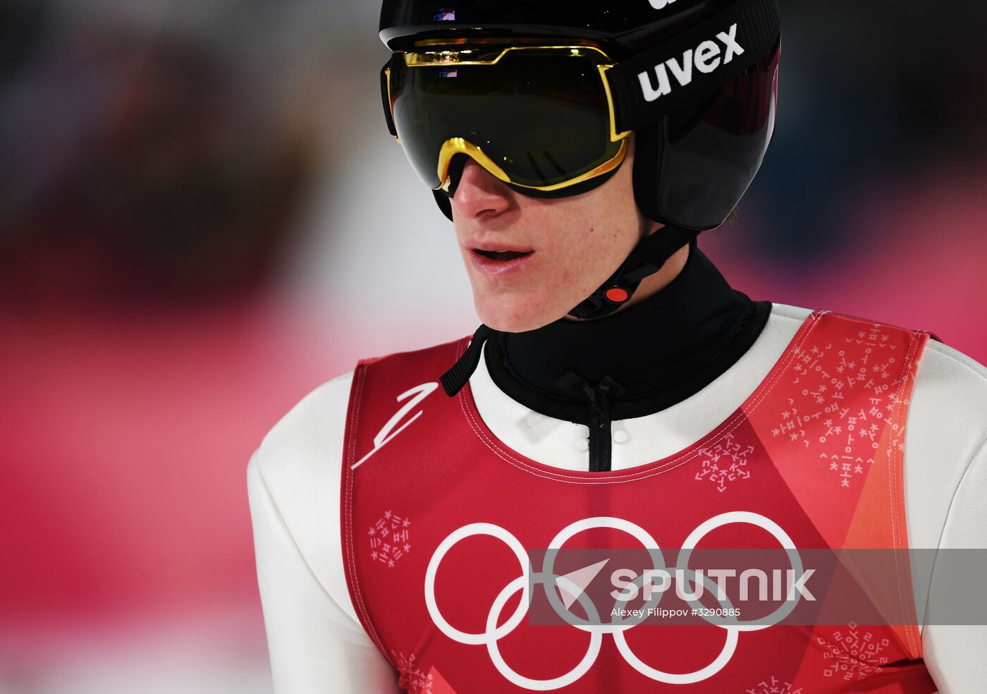 2018 Olympics. Ski jumping. Men's normal hill individual qualification