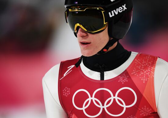 2018 Olympics. Ski jumping. Men's normal hill individual qualification