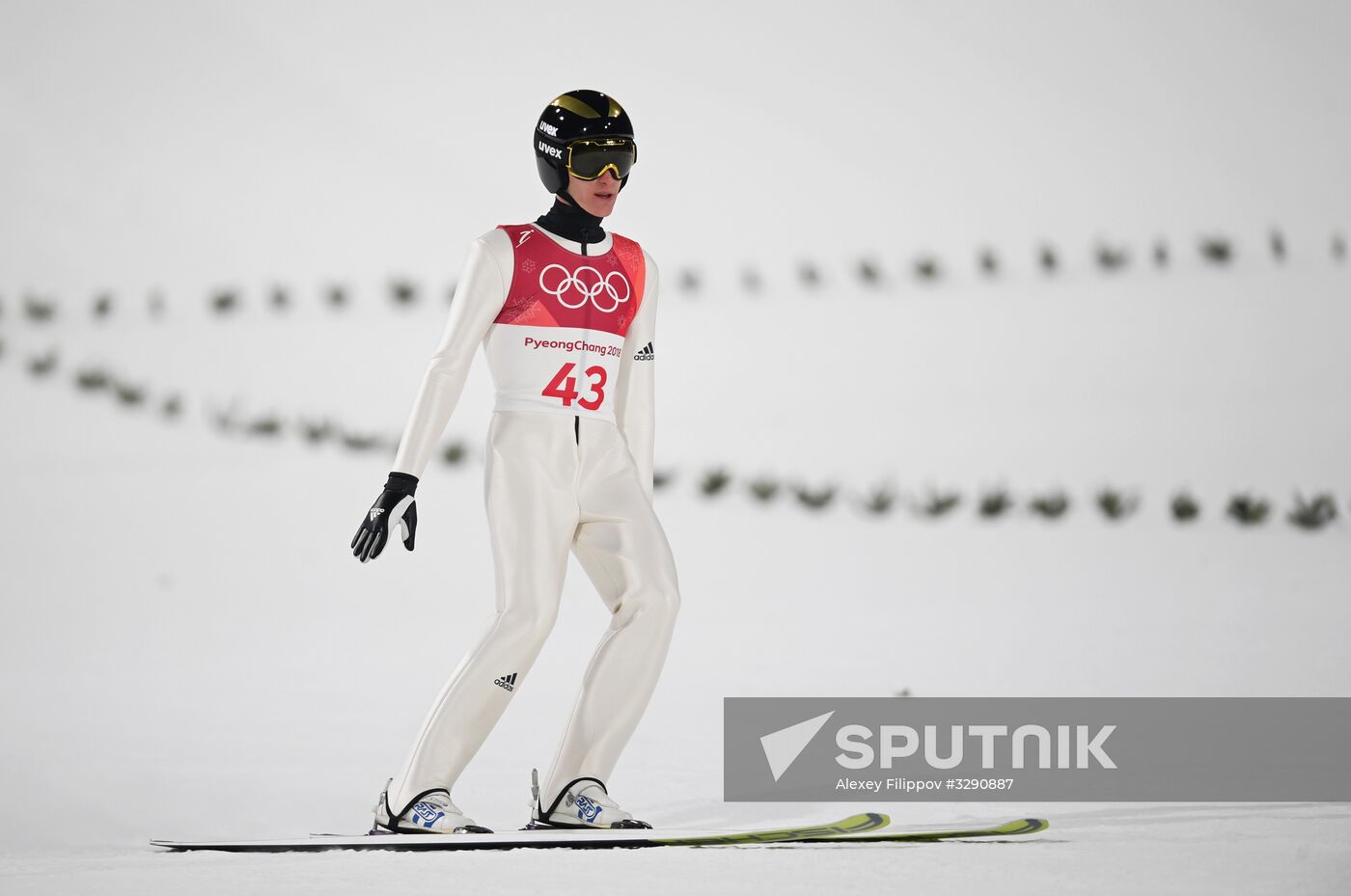 2018 Olympics. Ski jumping. Men's normal hill individual qualification