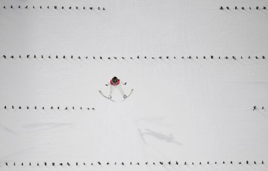 2018 Olympics. Ski jumping. Men's normal hill individual qualification