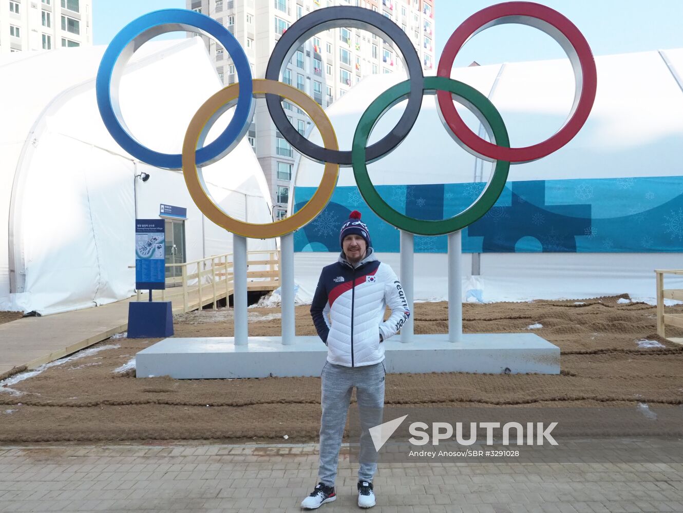 Russian Athletes in Olympic village