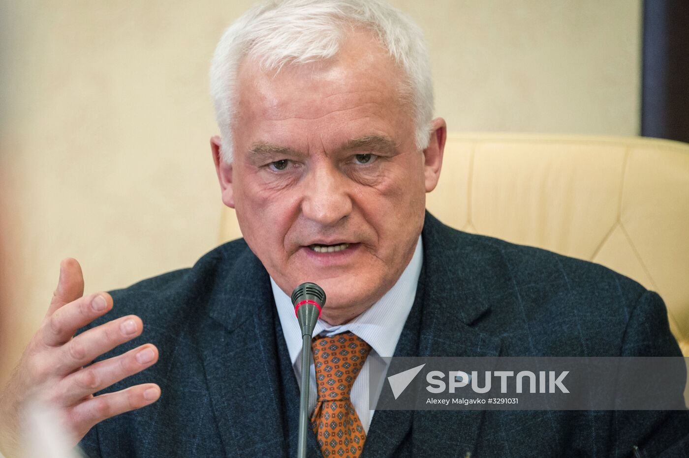 Head of Republic of Crimea Sergei Aksyonov meets with German delegation