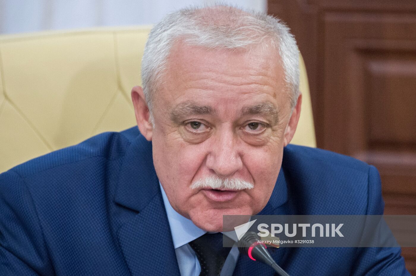 Head of Republic of Crimea Sergei Aksyonov meets with German delegation