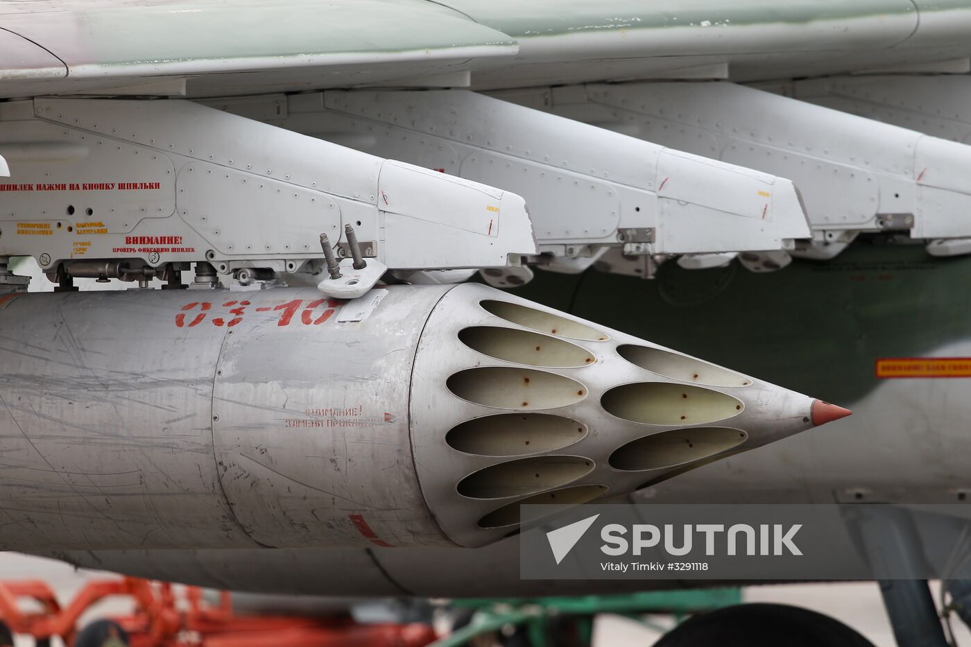 Tactical flight drill of Sukhoi Su-25 assault aircraft in Krasnodar Territory