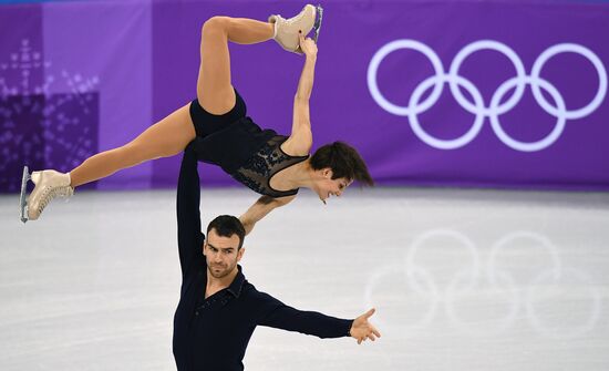2018 Winter Olympics. Figure skating. Teams. Pairs. Short program