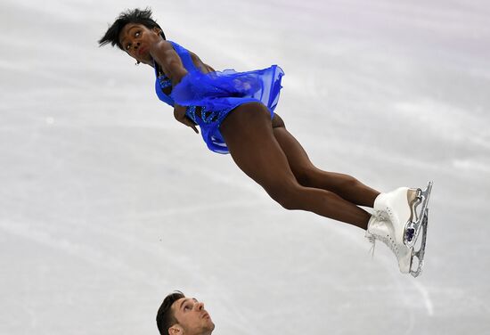 2018 Winter Olympics. Figure skating. Teams. Pairs' short program