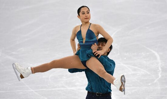 2018 Winter Olympics. Figure skating. Teams. Pairs' short program