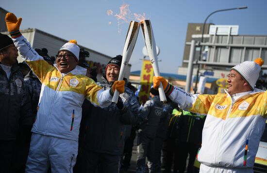Torch relay in PyeongChang
