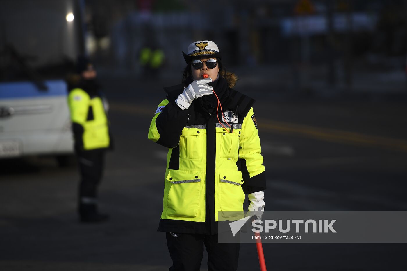 Preparation for 2018 Winter Olympics opening ceremony