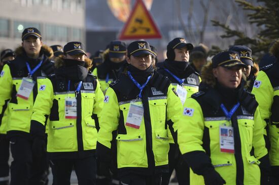 Preparation for 2018 Winter Olympics opening ceremony