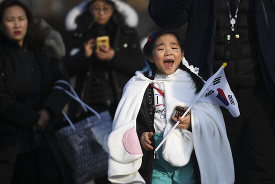 Preparation for 2018 Winter Olympics opening ceremony