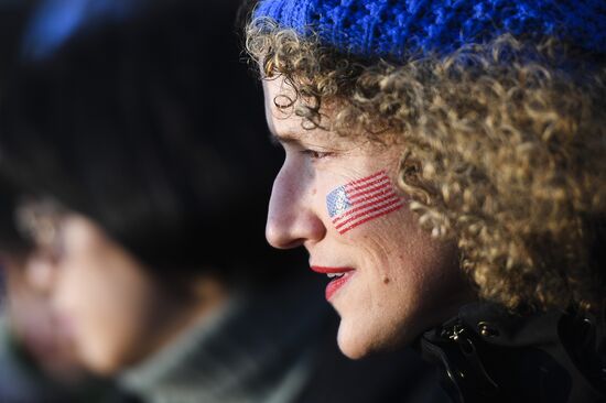 Preparation for 2018 Winter Olympics opening ceremony