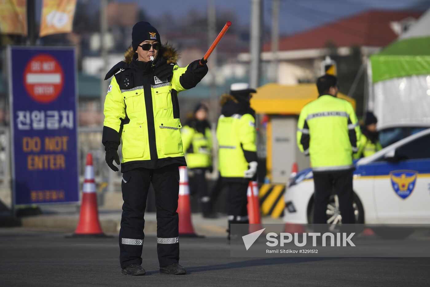 Preparation for 2018 Winter Olympics opening ceremony