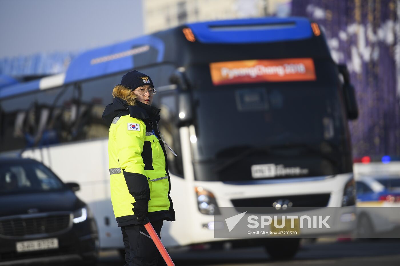 Preparation for 2018 Winter Olympics opening ceremony