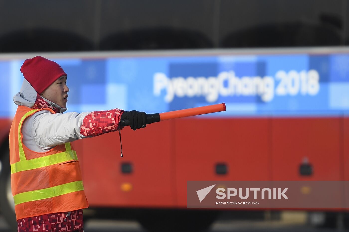 Preparation for 2018 Winter Olympics opening ceremony