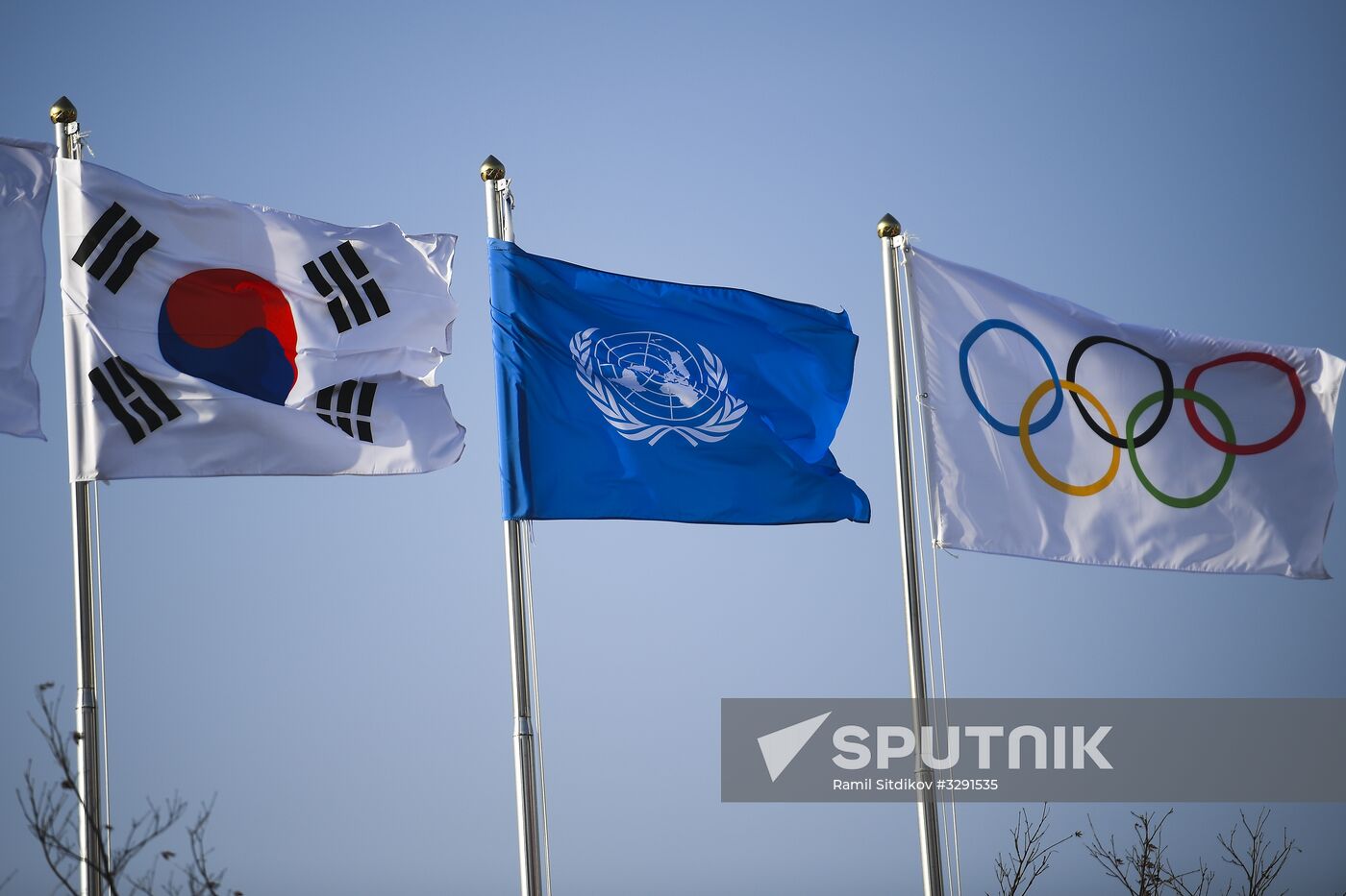Preparation for 2018 Winter Olympics opening ceremony