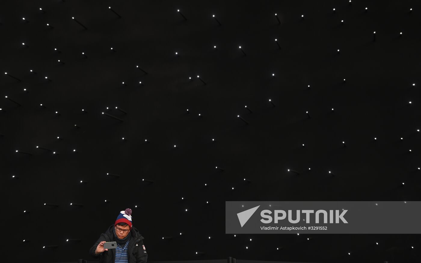 Preparation for 2018 Winter Olympics opening ceremony