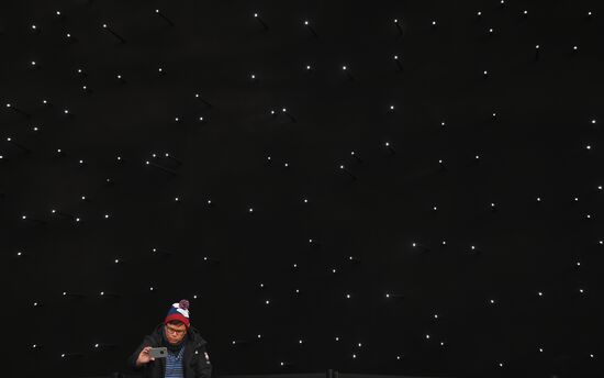 Preparation for 2018 Winter Olympics opening ceremony