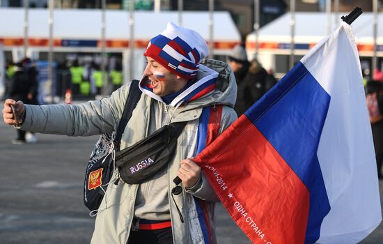 Preparation for 2018 Winter Olympics opening ceremony