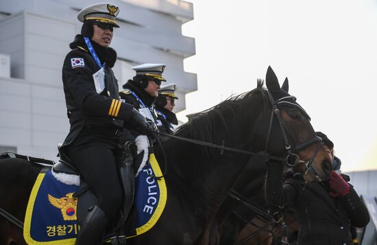 Preparation for 2018 Winter Olympics opening ceremony