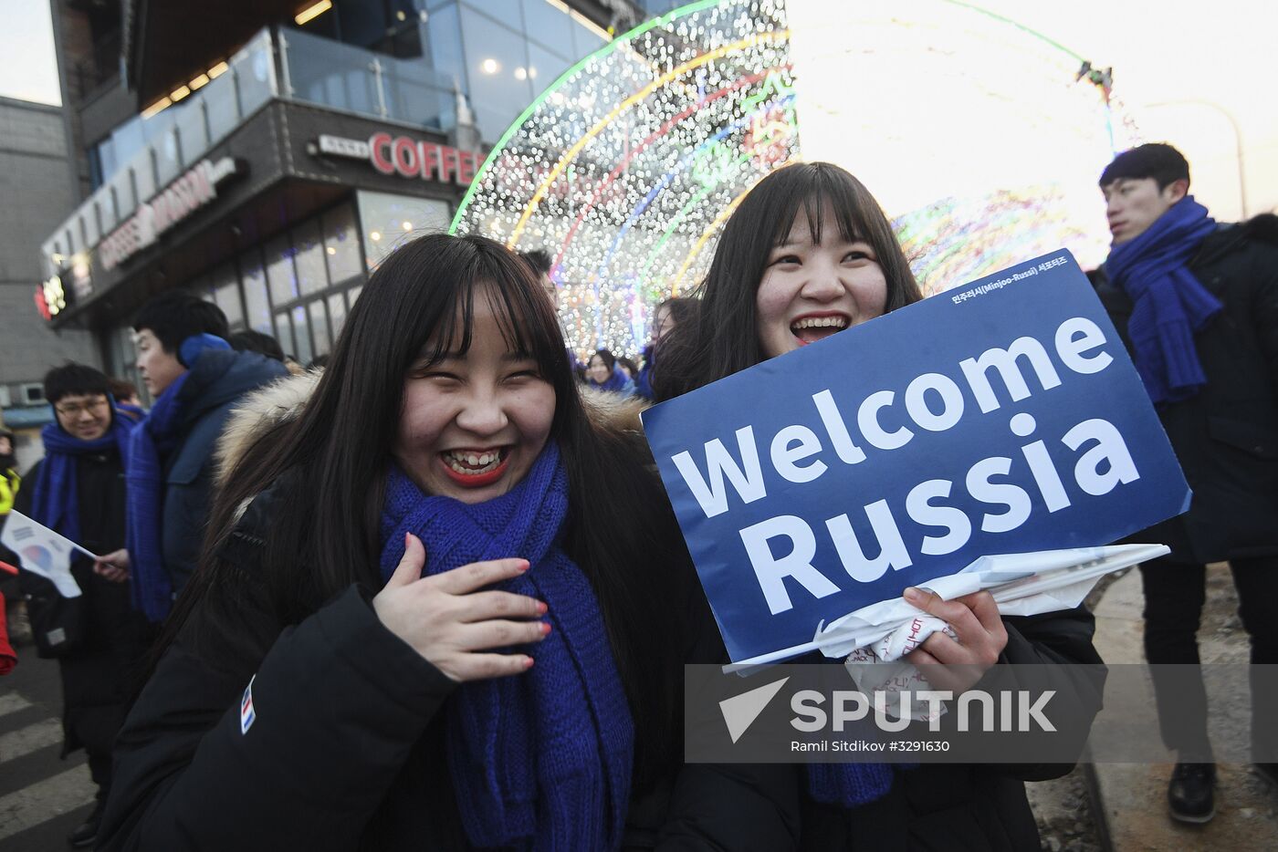 Preparation for 2018 Winter Olympics opening ceremony