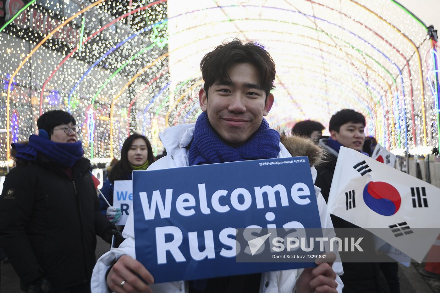 Preparation for 2018 Winter Olympics opening ceremony