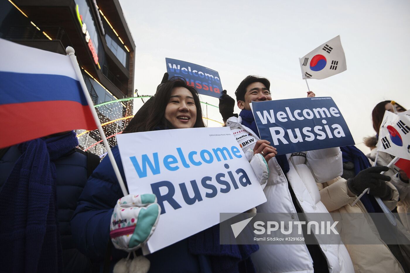 Preparation for 2018 Winter Olympics opening ceremony