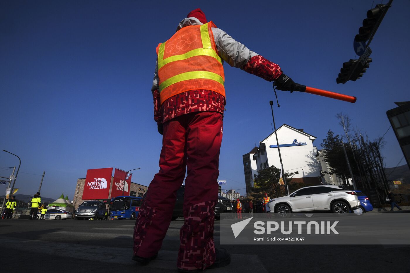 Preparation for 2018 Winter Olympics opening ceremony