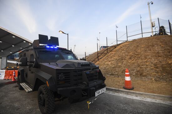 Preparation for 2018 Winter Olympics opening ceremony