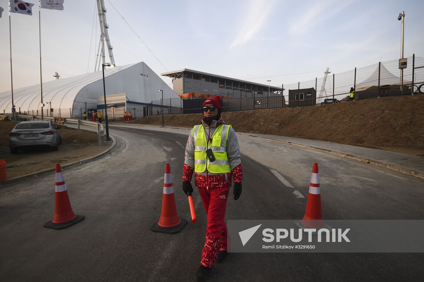 Preparation for 2018 Winter Olympics opening ceremony