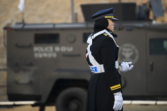 Preparations for 2018 Winter Olympics opening ceremony