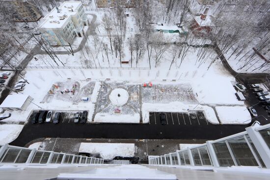 First apartment block built for Moscow's Relocation Program