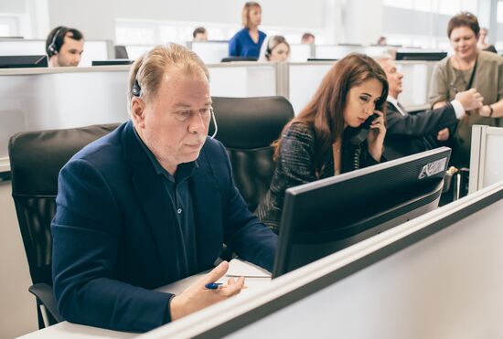 President Vladimir Putin's authorized representatives receive hotline calls