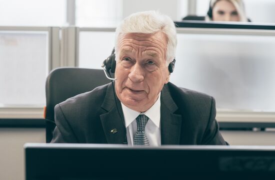 President Vladimir Putin's authorized representatives receive hotline calls