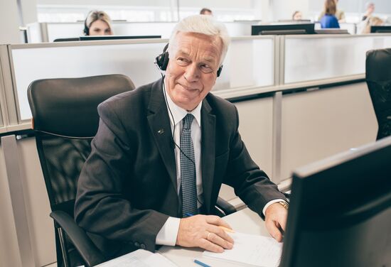 President Vladimir Putin's authorized representatives receive hotline calls