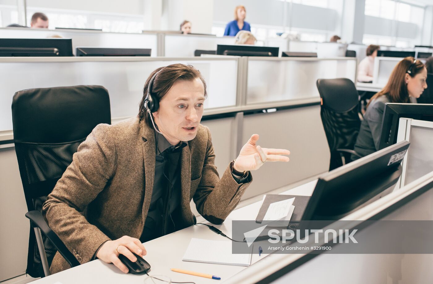 President Vladimir Putin's authorized representatives receive hotline calls